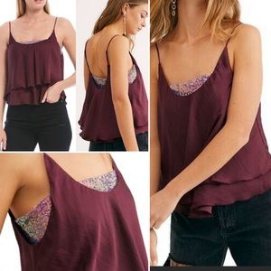 NWOT Free People Turn It On Camisole
